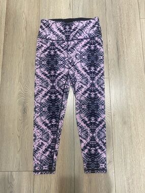 Victoria's Secret Pink & Black Tie-Dye Leggings